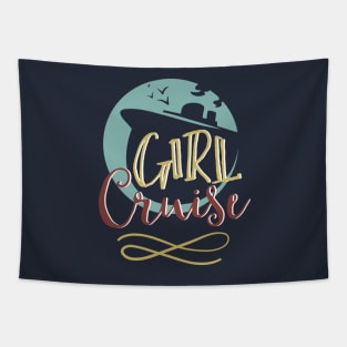 Girl Cruise Tapestry