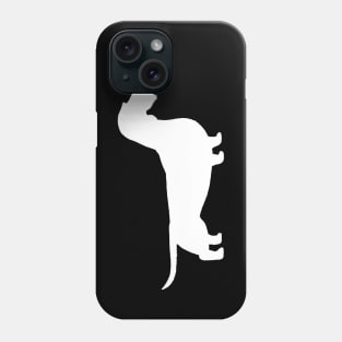 Wire Haired Dachshund Silhouette | Teckel Phone Case