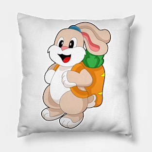 Rabbit Carrot Backpack Pillow