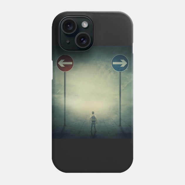 Choose the direction Phone Case by psychoshadow
