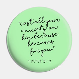 1 Peter 5:7 Pin