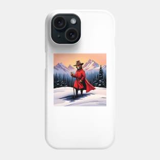 Teddy Canadian Mountie Phone Case