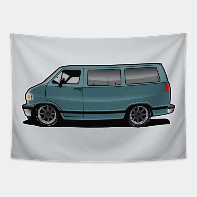 1994 Dodge Van Turquoise Tapestry by RBDesigns