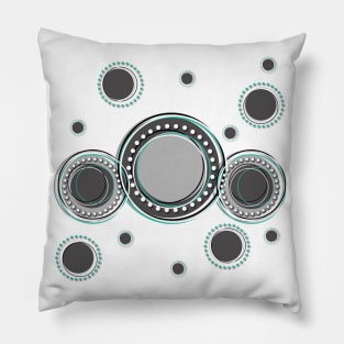 circle abstract Pillow