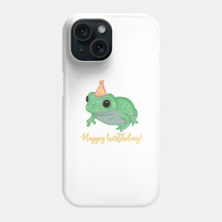 Happy Birthday Frog Phone Case