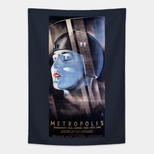 Classic Science Fiction Movie Poster - Metropolis Tapestry