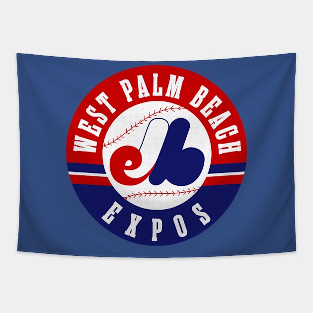 Defunct West Palm Beach Expos Baseball 1997 Tapestry by LocalZonly