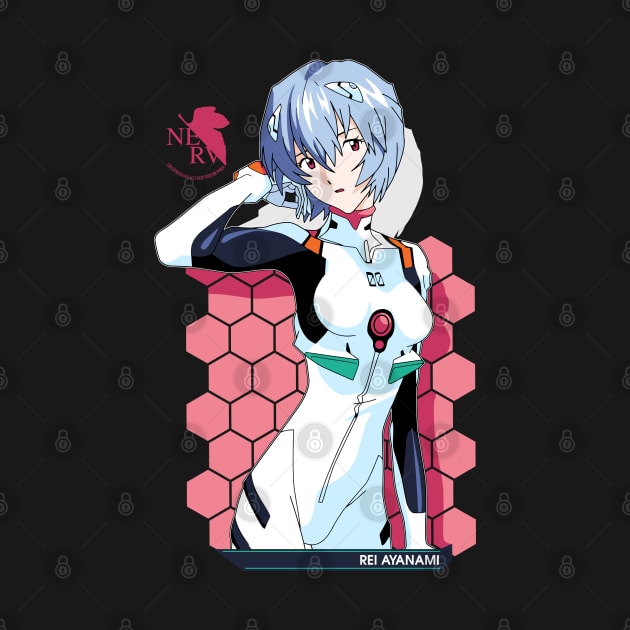 Rei Ayanami - Neon Genesis Evangelion by Silvercrowv1