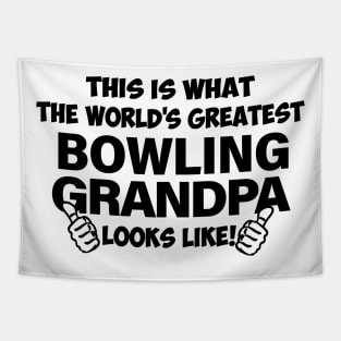 Bowling Grandpa Tapestry