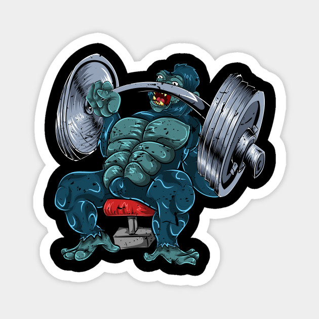 Workout Gorilla Bench Press Workout Magnete Teepublic It