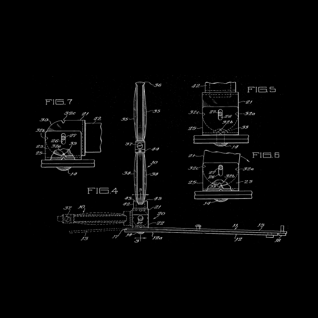 Foldable Highway Warning Signals Vintage Patent Hand Drawing by TheYoungDesigns