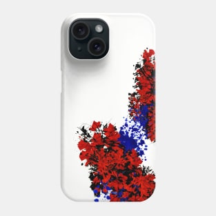 Gorgeous Blood Flower Splatter Art Design Phone Case