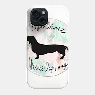 Dachshund Philosophy Phone Case