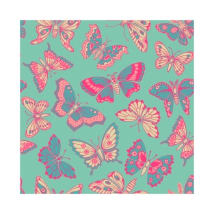 Beautiful Butterfly Pattern T-Shirt