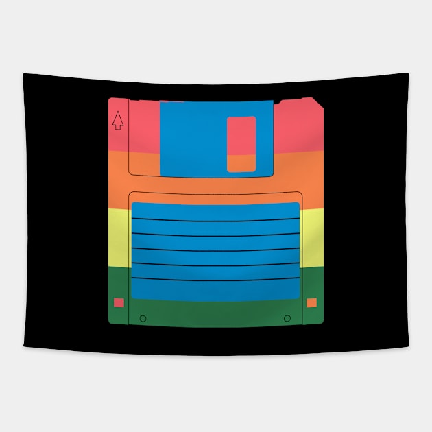 floppy Tapestry by ElectricPeacock