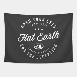 Flat Earth Awaken Humanity 2 Tapestry