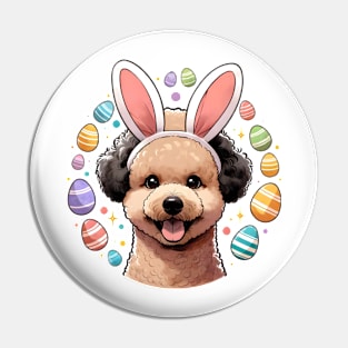 Pumi's Delightful Easter Celebration with Bunny Ears Pin