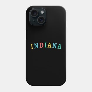 Colorful Indiana State Phone Case