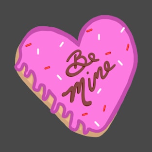 Heart shaped donut be mine T-Shirt