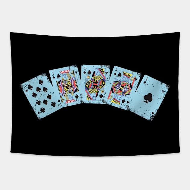 Royal Flush Casino Tapestry by CrissWild