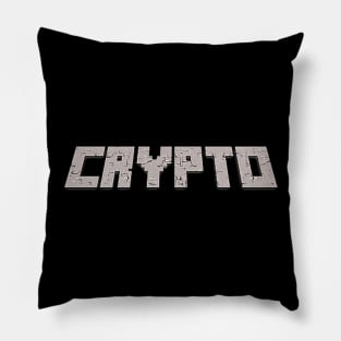 Crypto - Minecraft Style Pillow