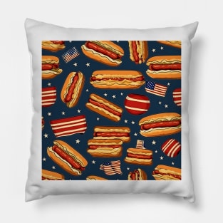 Patriotic 4th of July Pattern 21 Pillow