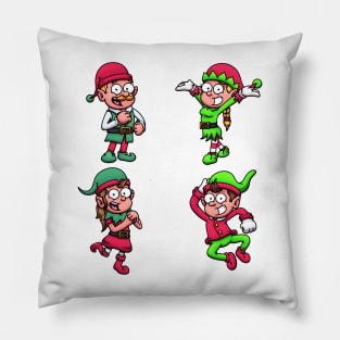 Christmas Elves Sticker Pack Pillow
