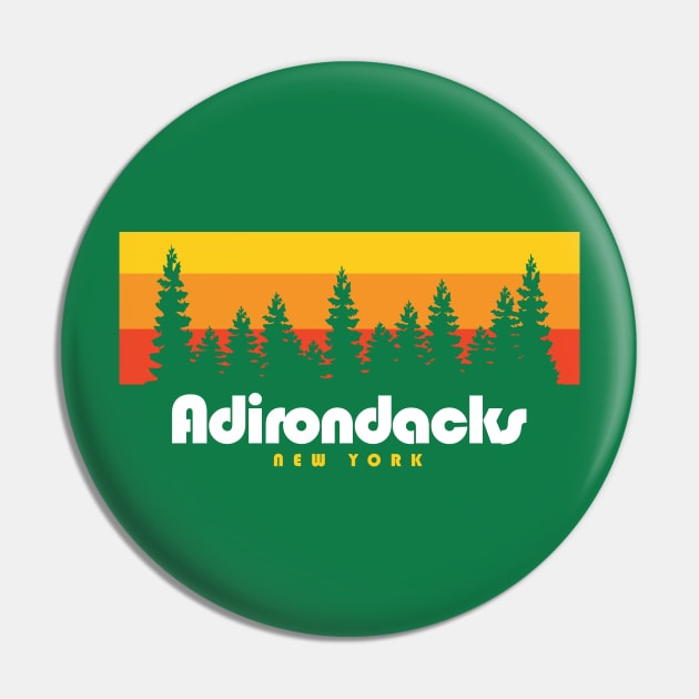 Adirondacks New York Pin by PodDesignShop