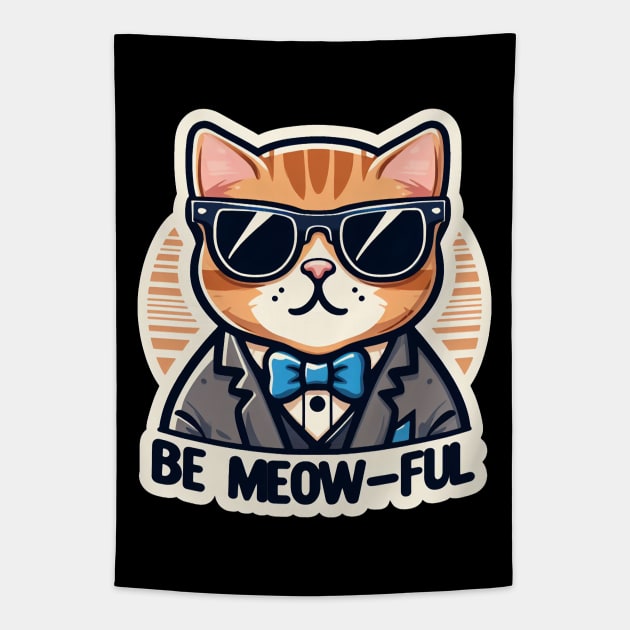 Be Meow-ful Tapestry by Plushism