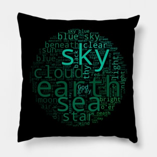 Sky Earth Sea (4) Pillow