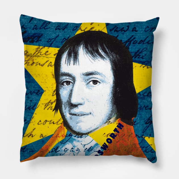 William Wordsworth Pillow by Exile Kings 