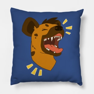 Laughing Hyena Pillow