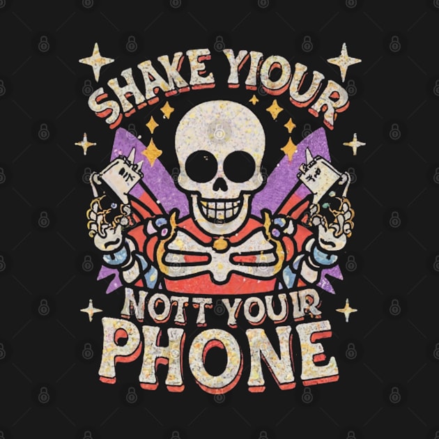 Shake your bones, not your phone by Ridzdesign