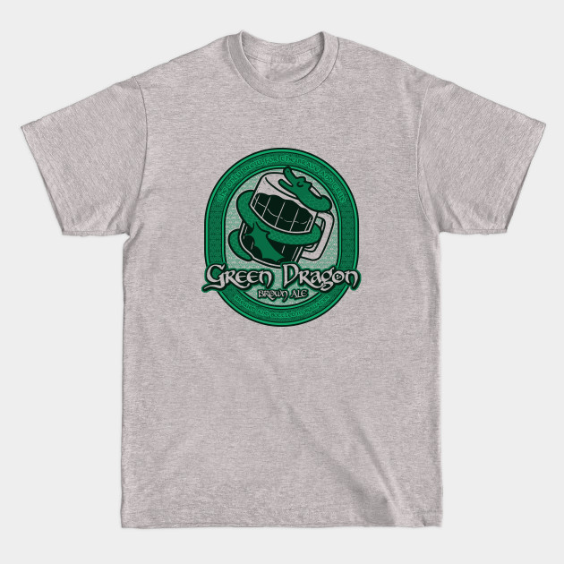 Disover Green Dragon Brown Ale - Movie Parody - T-Shirt