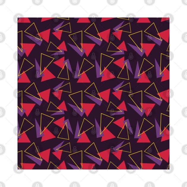 Triangle Shapes Seamless Pattern 018#001 by jeeneecraftz