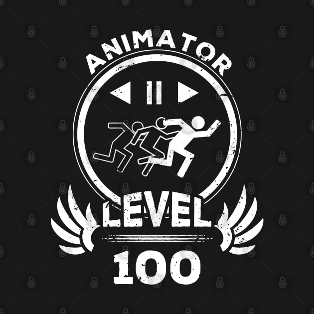 Level 100 Animator Animation Fan Gift by atomguy