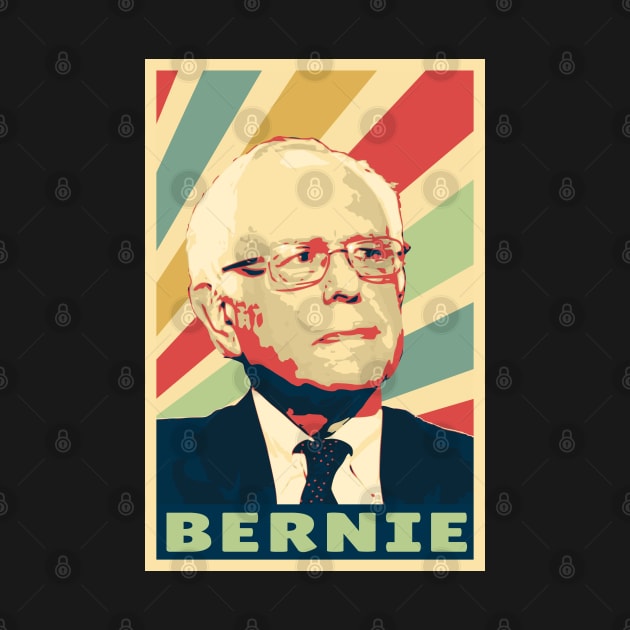 Bernie Sanders Vintage Colors by Nerd_art