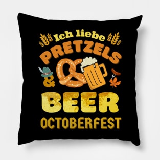 Pretzels & Beer Octoberfest Pillow