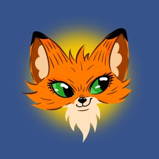 Sassy side eye fox T-Shirt