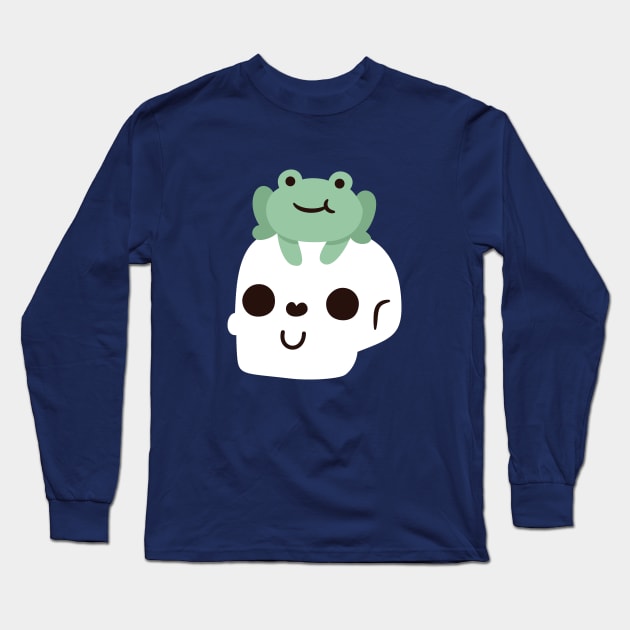 Cute Green Frog Crew Neck T-Shirt