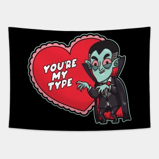 Vampire Valentine Tapestry