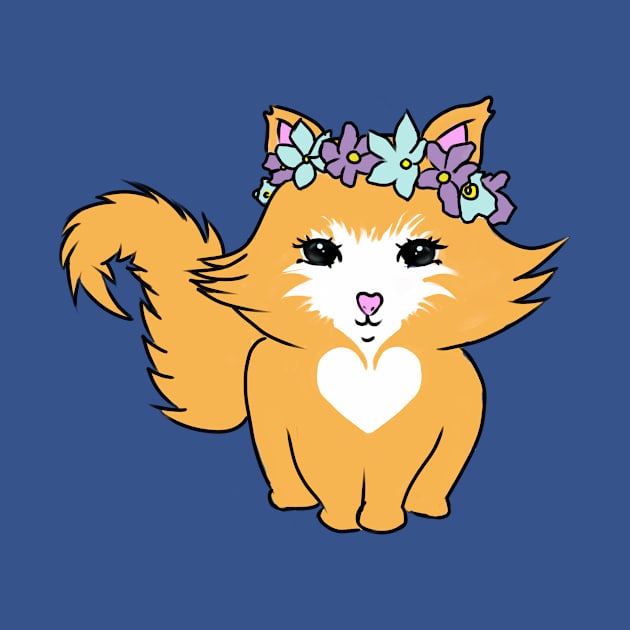 flower cat by Lola Novato