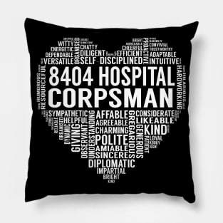 8404 Hospital Corpsman Heart Pillow