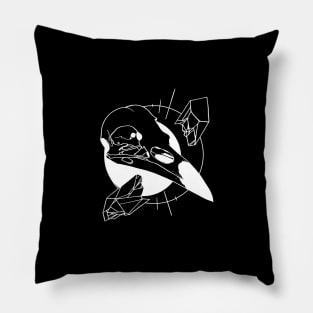 Crow Skull Pillow