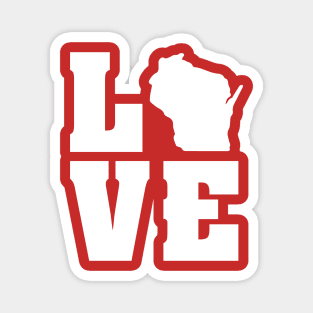 Love Wisconsin Magnet