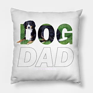 DOG DAD - Bernese oil painting word art Pillow