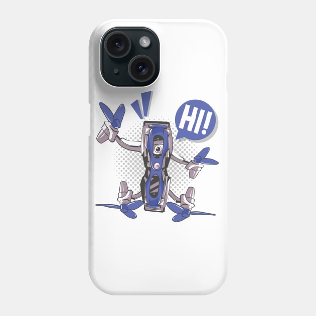 funny robot Phone Case by PowerShopDesign