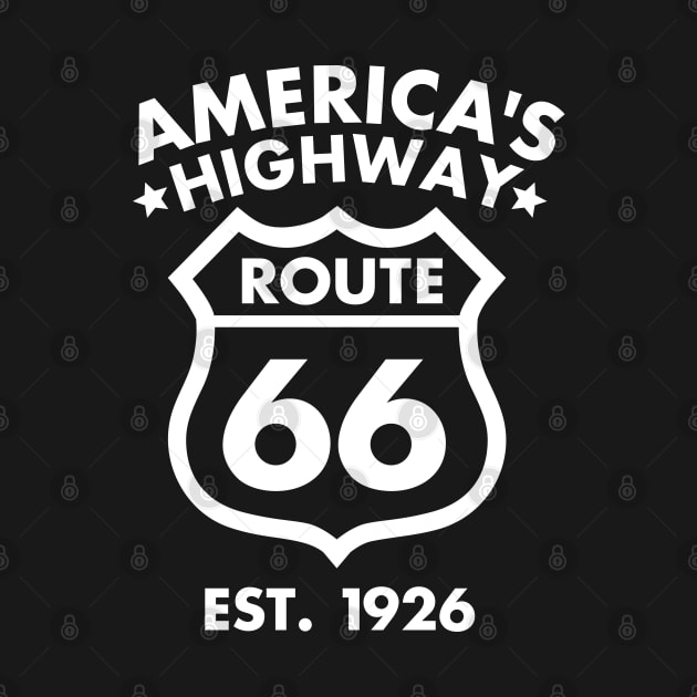 America's Highway Route 66 by DetourShirts