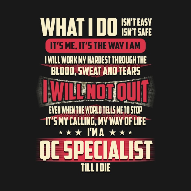 QC Specialist What i Do by Rento