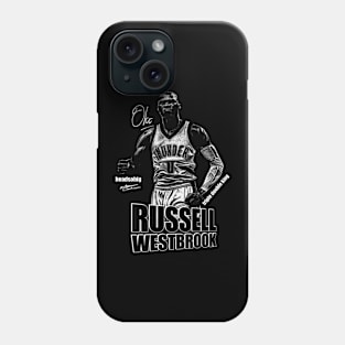 RUSSELL WESTBROOK THE TRIPLE DOUBLE KING Phone Case